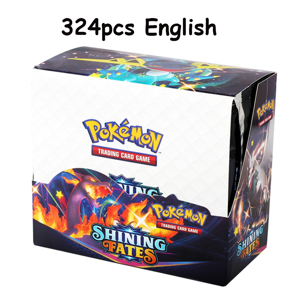 Nieuwste 324 Stuks Pokemon Kaarten Zon & Maan XY Evolutions Pokemon Booster Box Collectible Tradiner Card Game speelgoed voor kinderen