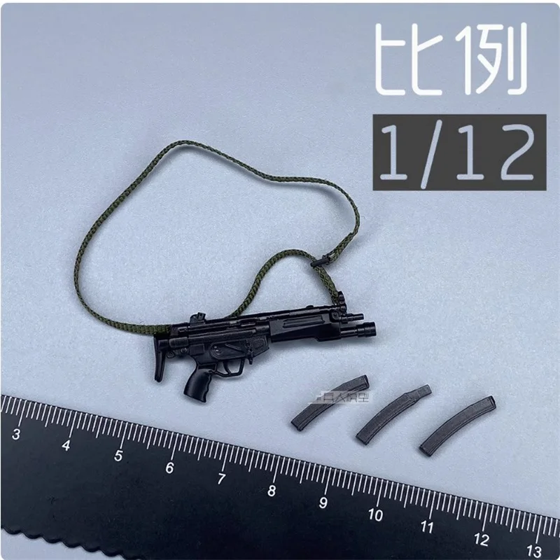 SoldierStory 1/12 Male Soldier Shock Worker MP5 Weapon Model Toy Accessories Fit 6'' Action Figure Body In Stock