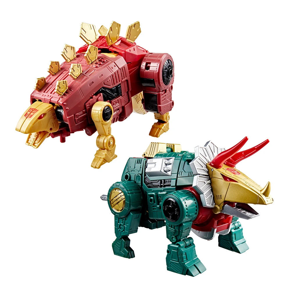 [Auf Lager] Hasbro Transformers Age of the Primes G2 Universe Dinobot Slug and Snarl 2er-Pack-Set 21,5 cm Leader Class Figurenspielzeug