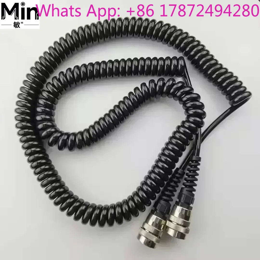 PN.2460770014 Asphalt Paver Leveling System 1.5m 8-Pin 8-Hole Grade Sensor Cable