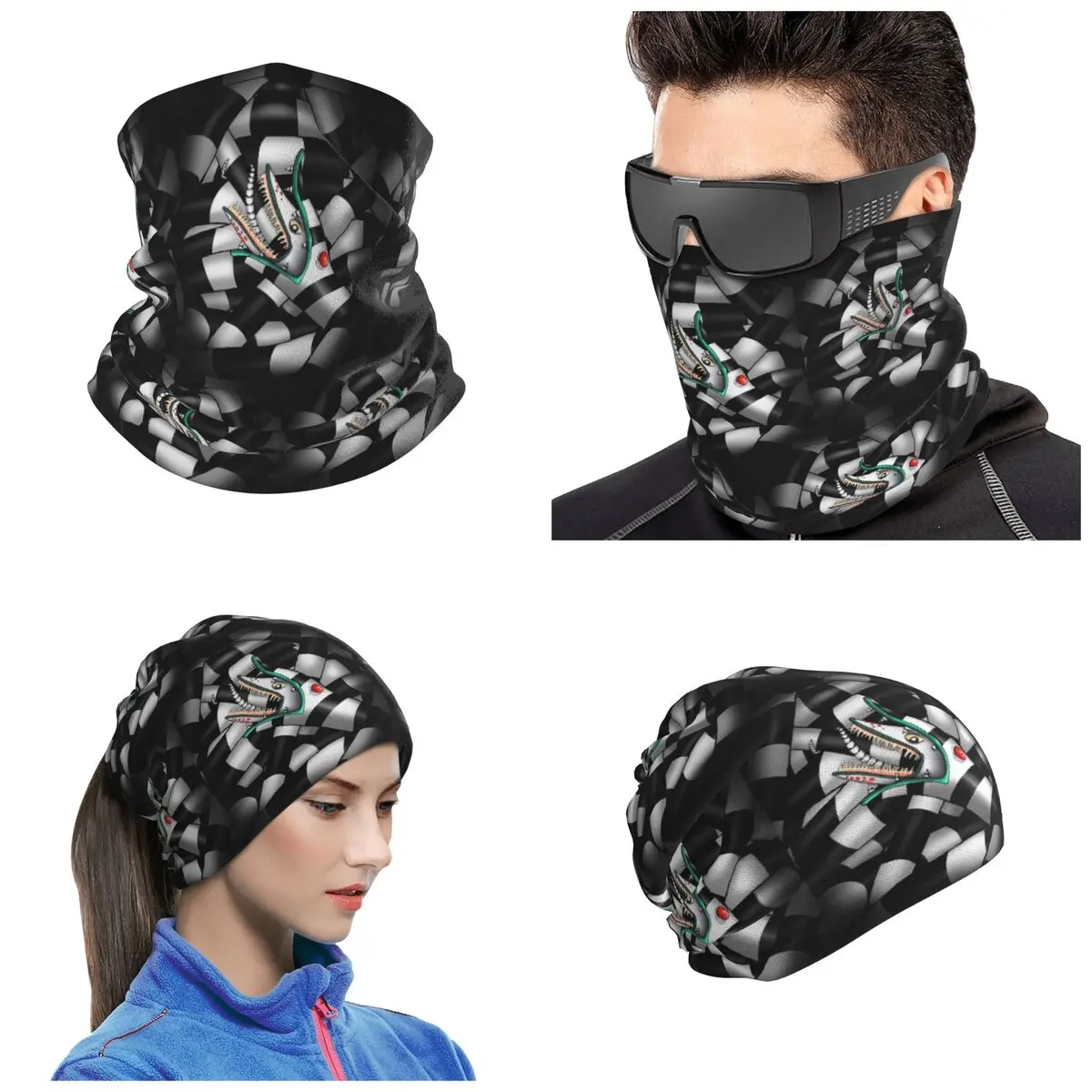Self-Consuming Sandworm Bandana Neck Gaiter Printed Wrap Scarf Cycling Balaclava Unisex Adult Breathable