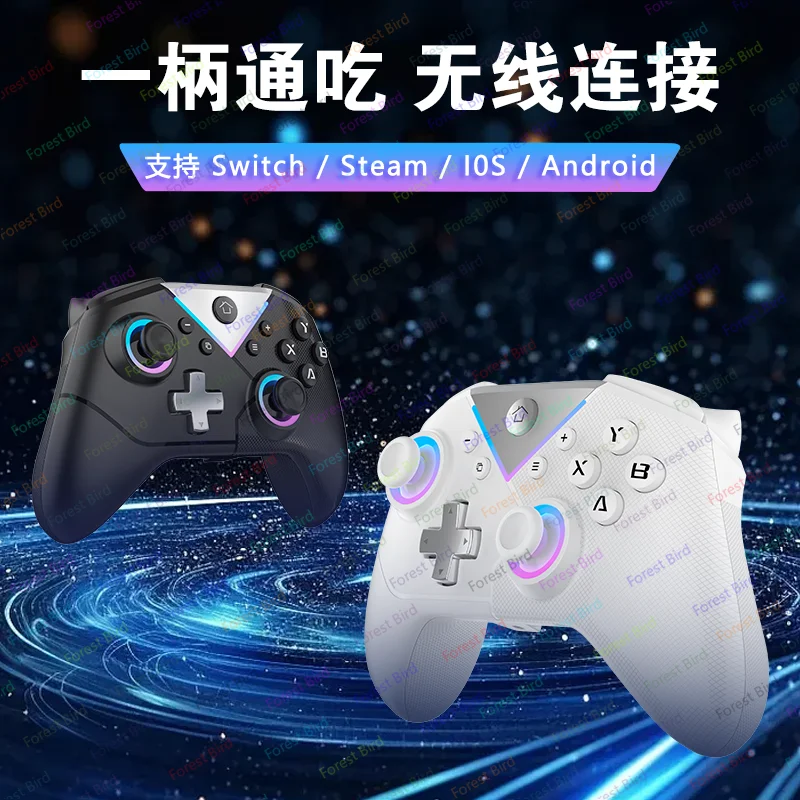 

Gamepads for PC/Switch/Smart TV/Android/IOS Game Controller with 2.4G Wireless/Bluetooth Gamer Game Console 6-axis Dual Motor