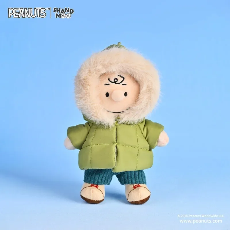 Genuine Snoopy Olaf Winter Down Jacket Series Doll Pendant Down Jacket Plush Pendant Birthday Gift
