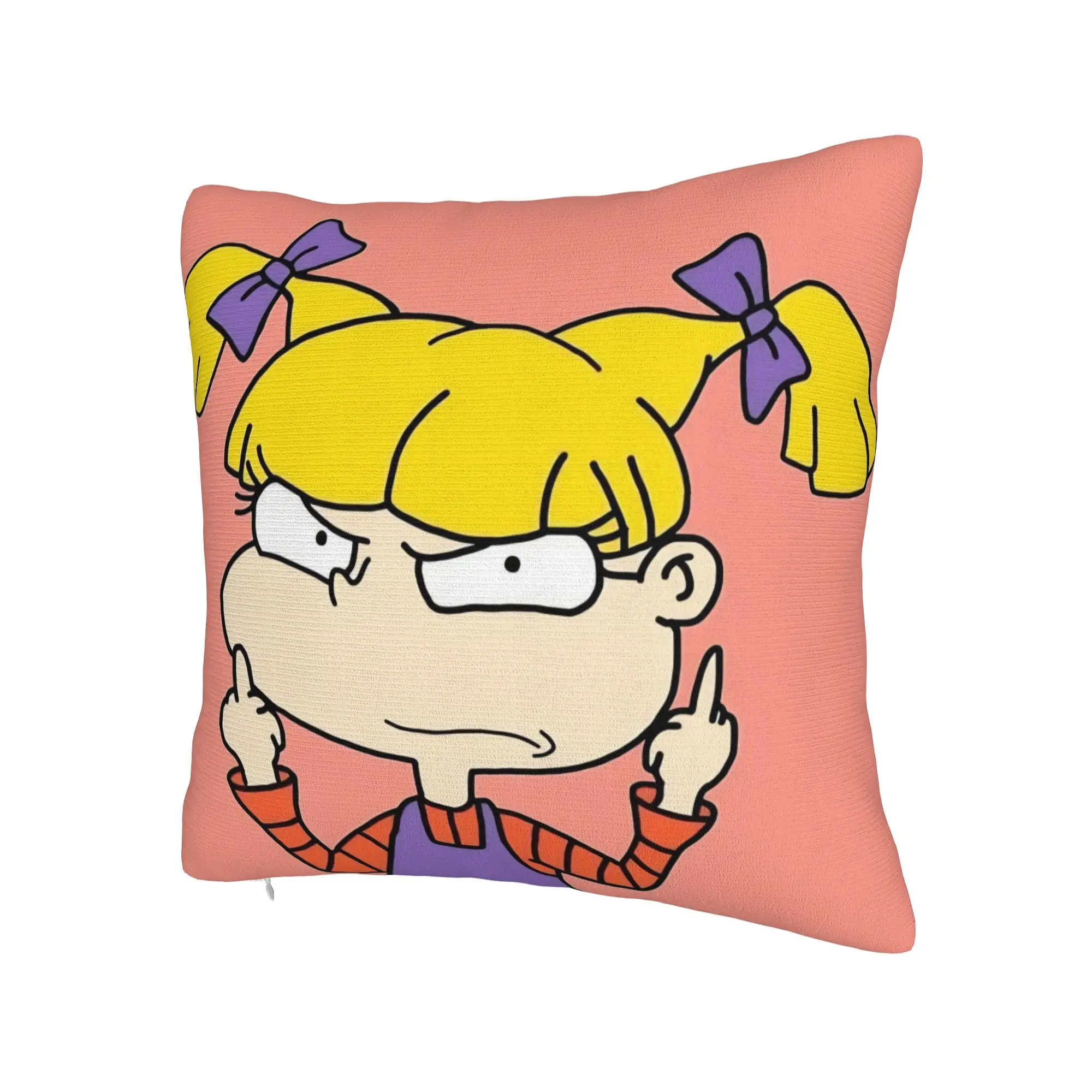 Decorative Pillowcases Cartoon R-Rugrats Product Home  Throw Pillow Case Cover Square Multi Size