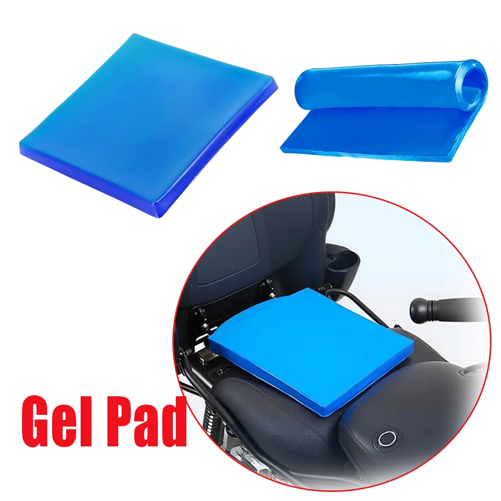 Comfortable Gel Cooling Pad for Motorcycle Seat Ice Cold Sheet Summer Riding Anti Slip Breathable Cushion Universal Fit  Bike