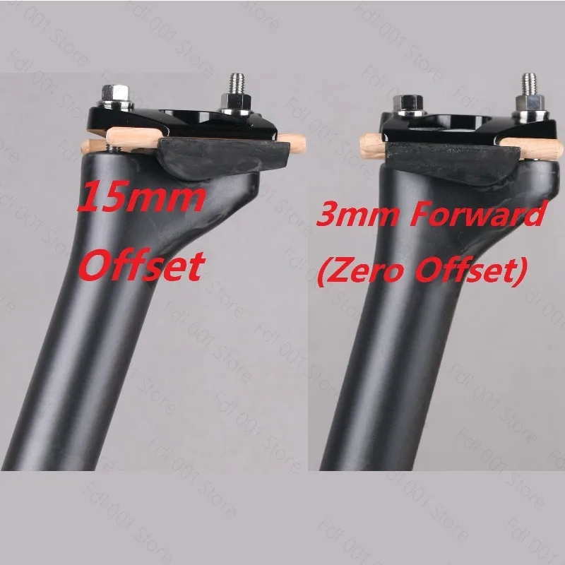 27.2mm Carbon Fiber Seatpost Shock Absorption Lightweight for Road Bike