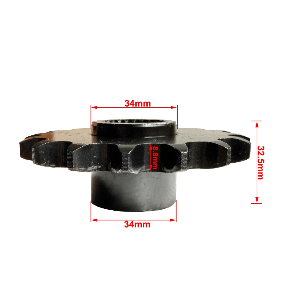 Front Drive Sprocket 14/15/16/17/19/ Tooth For GY6 125cc 150cc Quad Dirt Pit Bike ATV Buggy 428 Chain 17/19T For 200cc 250cc UTV 3