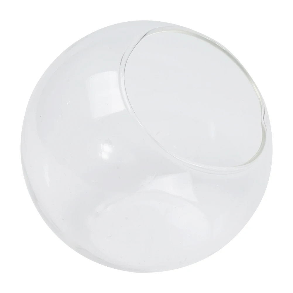Practical Party Bauble Balls Clear Glass Decorations Excellent Flower Portable 8/10/12cm Angled Container Terrarium