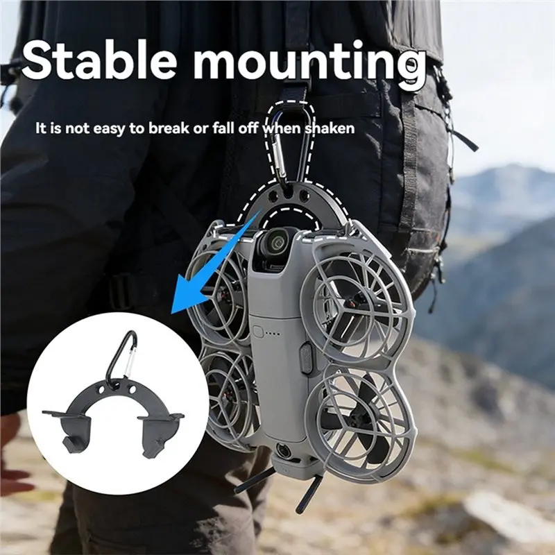 ل DJI NEO 2 الطائرة بدون طيار على ظهره هوك المحمولة تخزين سطح المكتب جدار تصاعد هوك ثابت ل DJI NEO 2 Accessory-Y41A