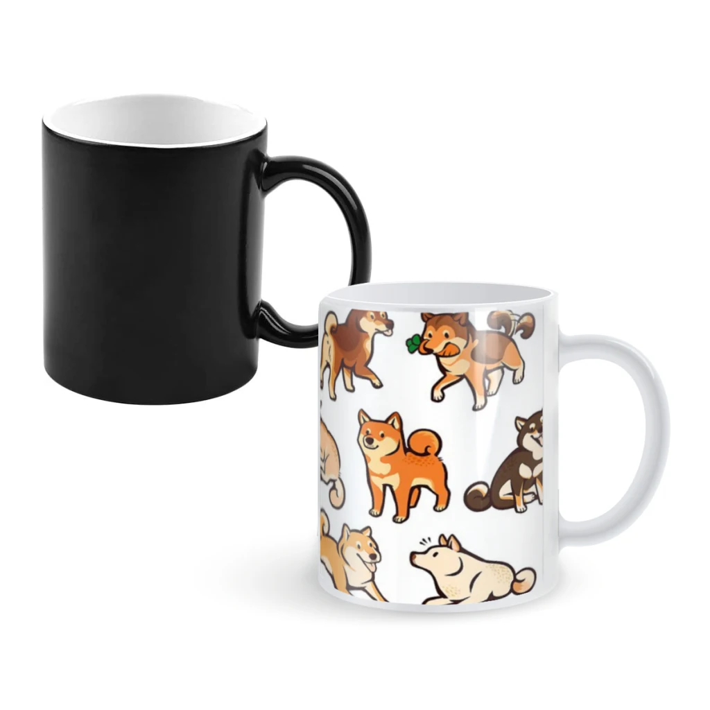 

shibes in blueCoffee Mugs And Mug Creative Color Change Tea Cup Ceramic Milk Cups Novelty Gifts