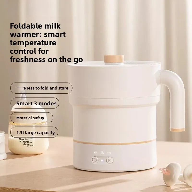 Folding Milk Conditioner Portable Kettle Travel Business Trip Electric Kettle Thermostatic Pot Boiler