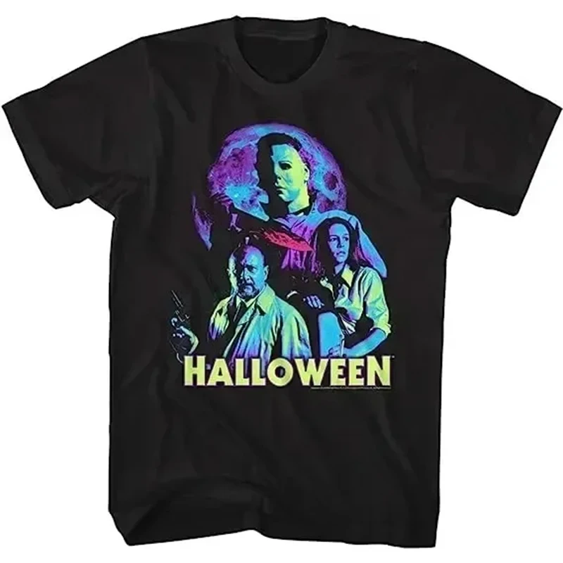 Michael Myers Printed Summer Men T Shirt Fashion Cotton Tshirt Casual Hip Hop Tops Tees Trendy Couple Vintage Harajuku Tshirts