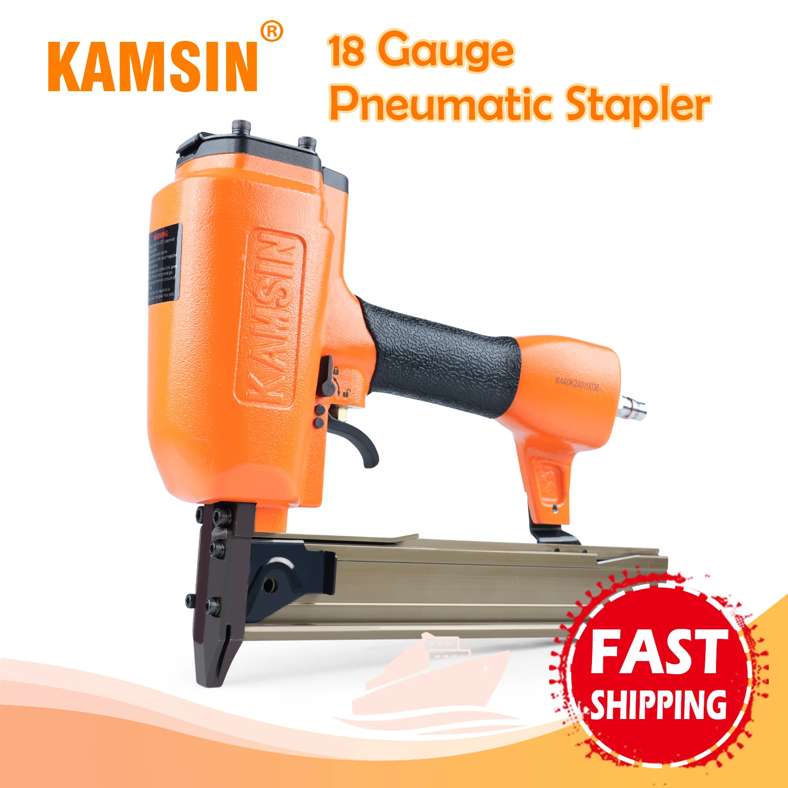 KAMSIN 440K 18 Gauge  Fine Wire Stapler Upholstery Staple Gun Tools for Woodworking Furniture Cabinets DIY Projects