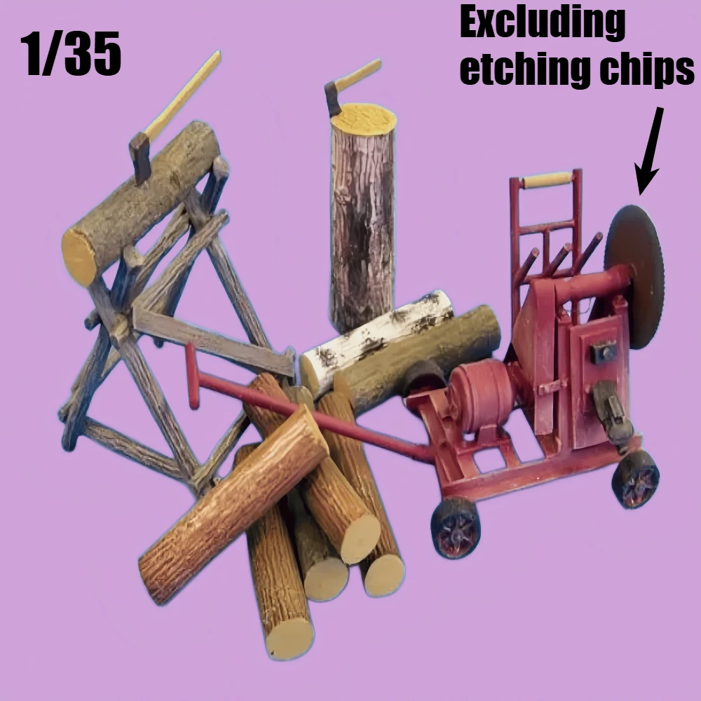 

Rare 1/35 Scene Layout Resin Kit, Resin Sawmill Model, Unpainted, Requires Assembly
