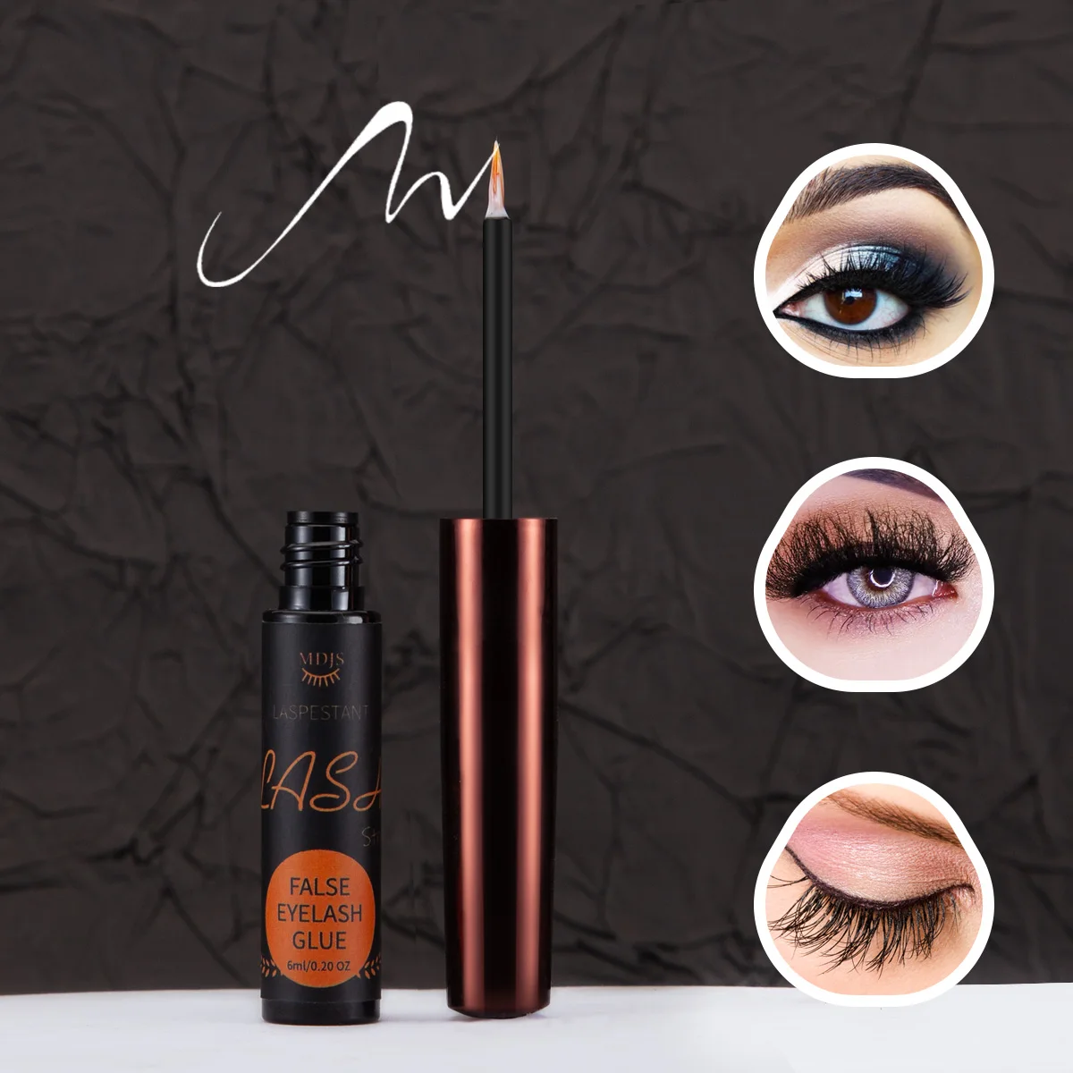 Adhésif pour cils DIY – Ultra-adhésif, imperméable, à séchage rapide, hypoallergénique, doux et durable