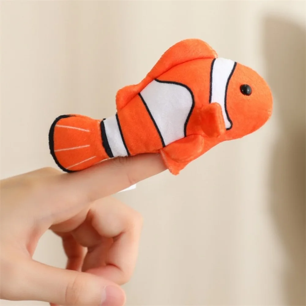 Fun Doll 9cm Simulation Plush Toys Marine Animal Bird Finger Plush Doll Soft Cute Baby Soothing Toys Children's Birthday Gift