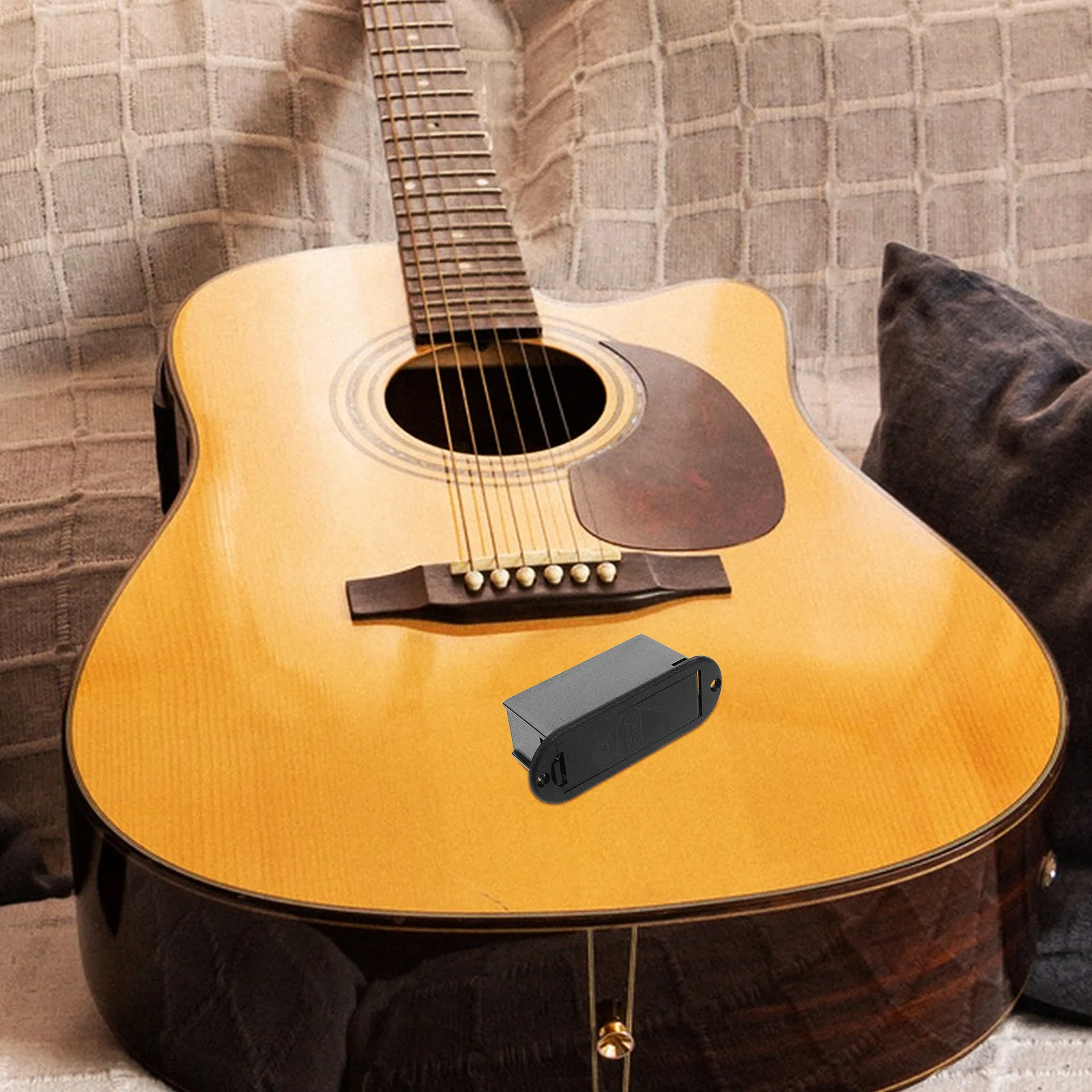 

3pcs Box Holder For Pickup 9V Sponge Insert Compatible With Guitar Bass Guitar Display Case Pickup Parts Accessories