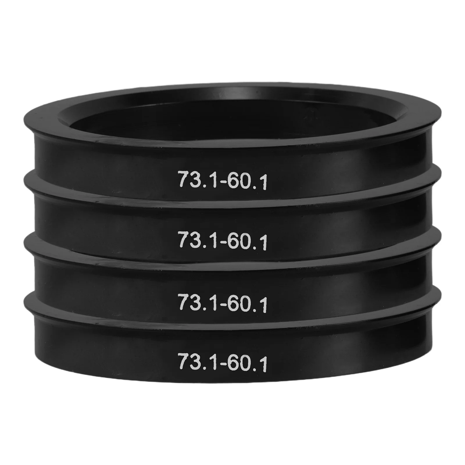 

4Pcs Hub Centric Rings Plastic Durable Performance Enhance Car Stability Precise Fit Easy Install Modification Replacement