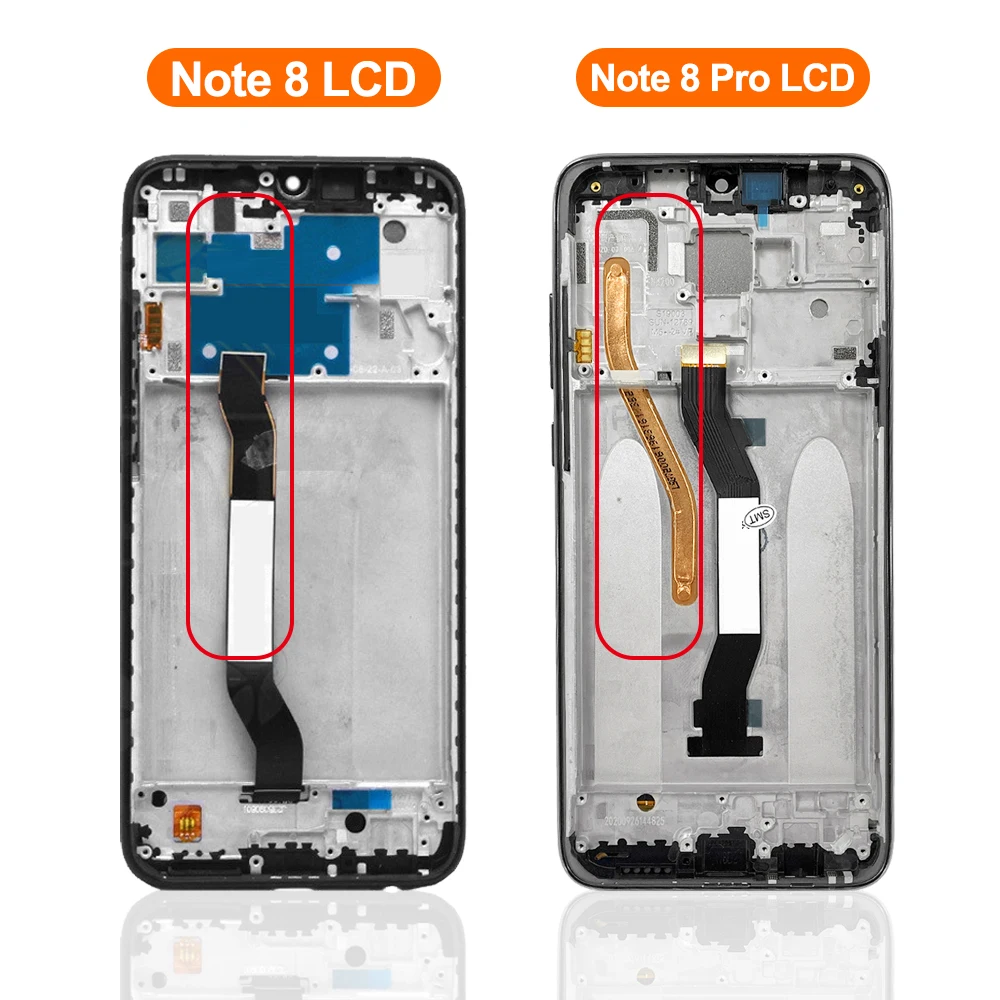 AAA Quality LCD For Xiaomi Redmi Note 8 / Note 8 Pro LCD Display Touch Screen Digitizer Assembly For Xiaomi Redmi Note8 / 8pro