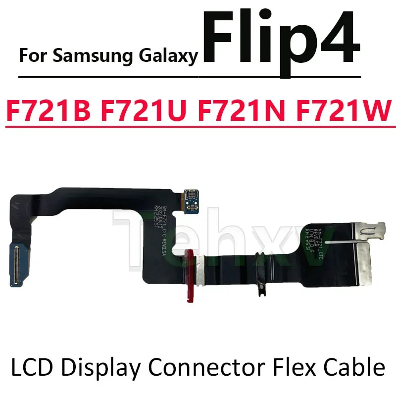 For Samsung Galaxy Z flip3 flip4 flip2 flip 2 3 4 5 f707 f711 f721 f731spin axis motherboard connector LCD display flex cable