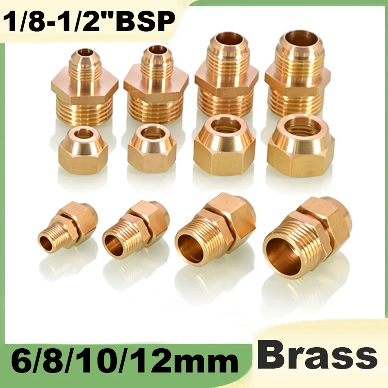 Brass Pipe Fitting 1/8 1/4 3/8 1/2