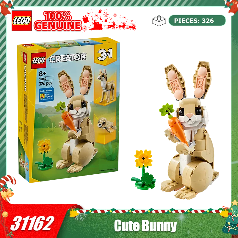 

LEGO 31162 Cute Rabbit 3-in-1 Series Children's Block Toy Christmas Gift