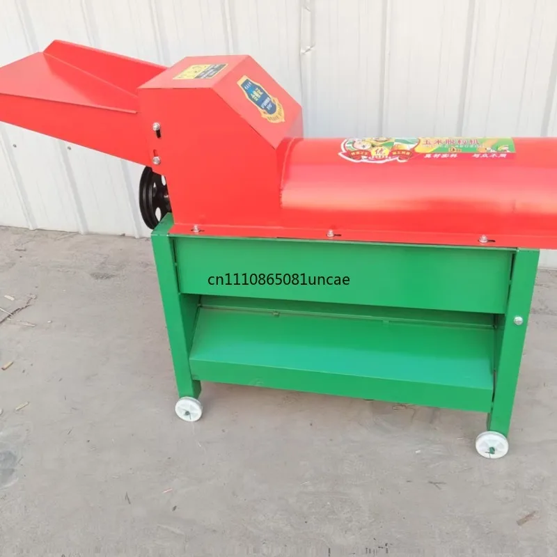 household thickened corn thresher, small auger electric 220V corn bar threshing