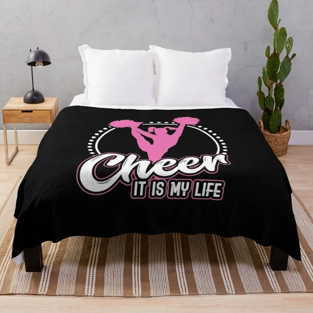 

Cheerleader Cheerleading Gift Sport Hobby Throw Blanket Moving Camping Blankets