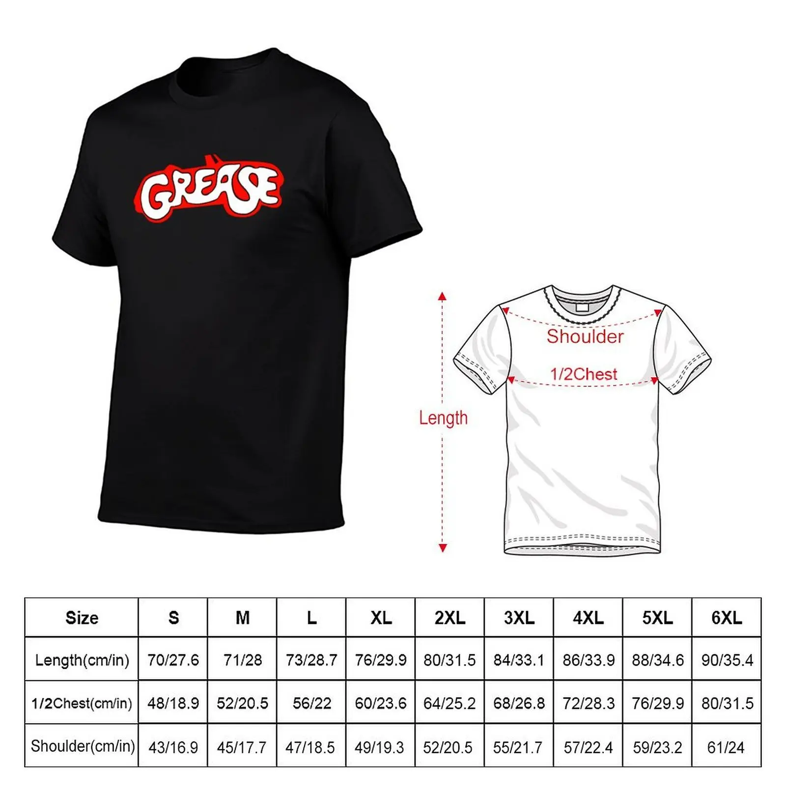 Grease For Men And Women T-Shirt t shirts for man pack white printed t shirts for man T-Shirt