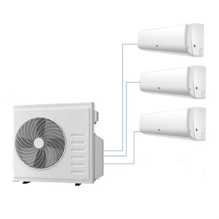 27000BTU R32 A+++ AC Multi Zone Commercial Multi Split Air Conditioner 3 Heads