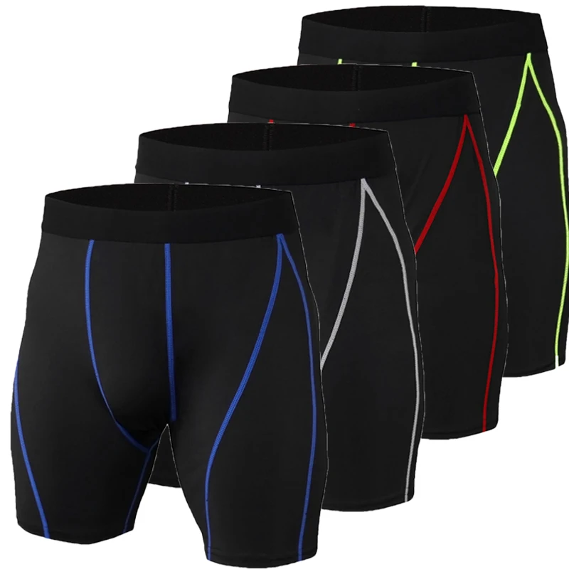 Men's Compression Shorts Men Summer Skinny Tights Quick Dry Male Training Sport Shorts Jogging Gym Fitness Running Short Pants