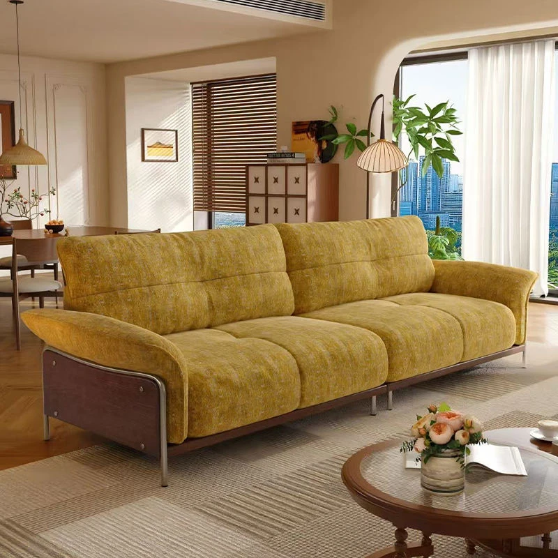 High-end living room sofa furniture creative modern luxury fabric combined home sofa