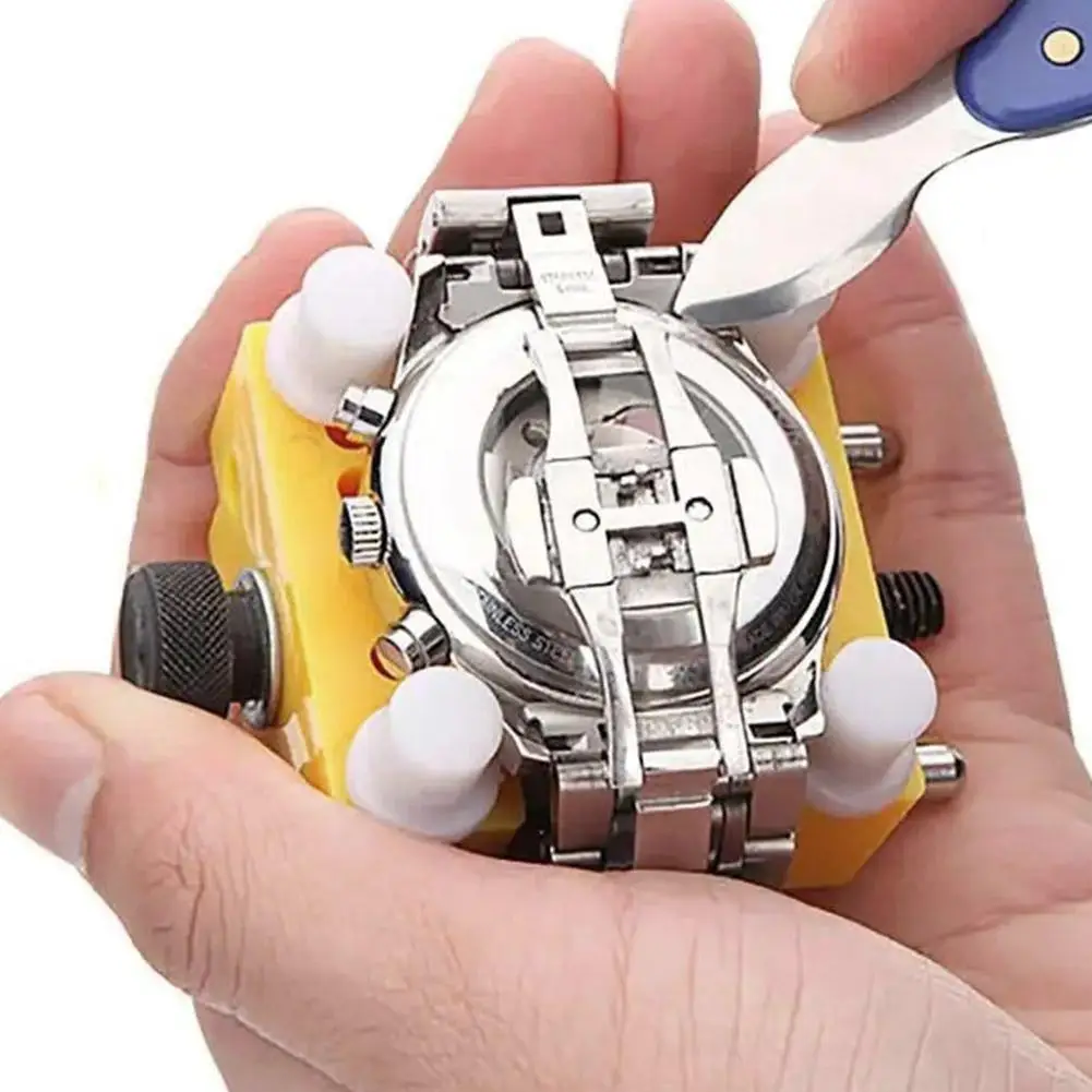 Watches Repair Tool Watch Case Holder Fixing Holder Case Repair Watchmaker Tool Square Round Watch Case Base Stand Bracket
