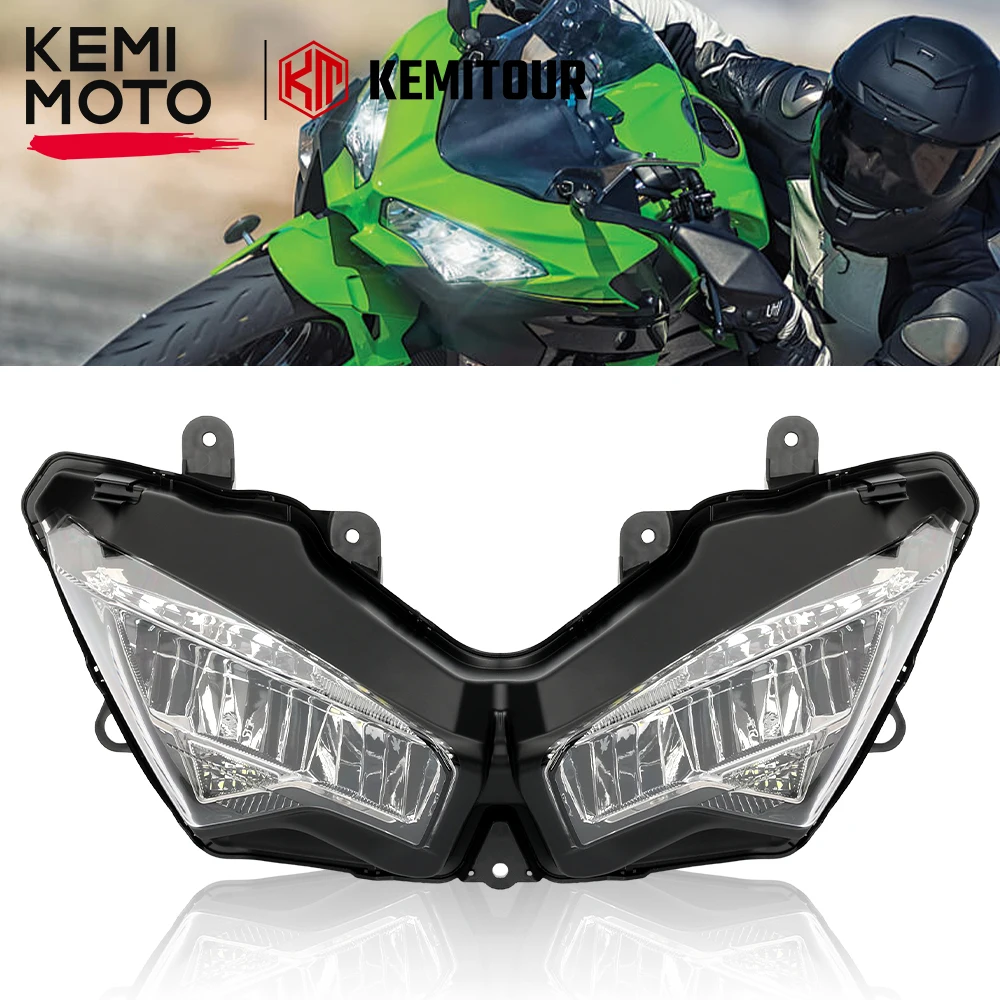 

Fit For Kawasaki Versys 650 Ninja650 2022 - 2023 KLE650 Motorcycle LED HeadLight Assembly Headlamp Versys650 KEMiMOTO