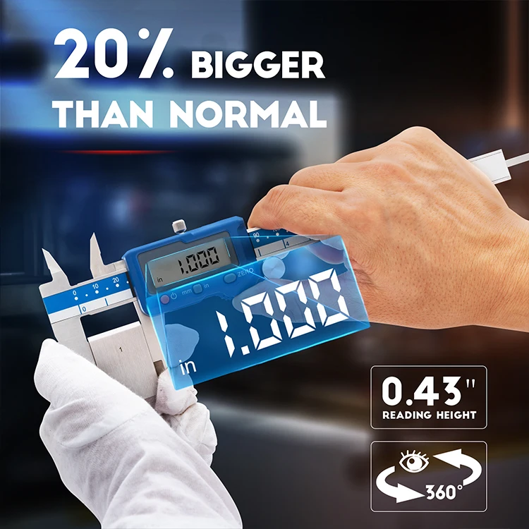 

Dasqua Stainless Steel 0-150mm Electronic Digital Vernier Caliper Calibradores Pie De Rey Digitales