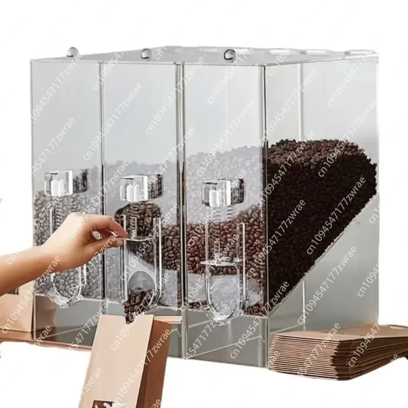 Eco-Friendly Elegant Transparent Acrylic Countertop Snack Dispenser Box For Household Use