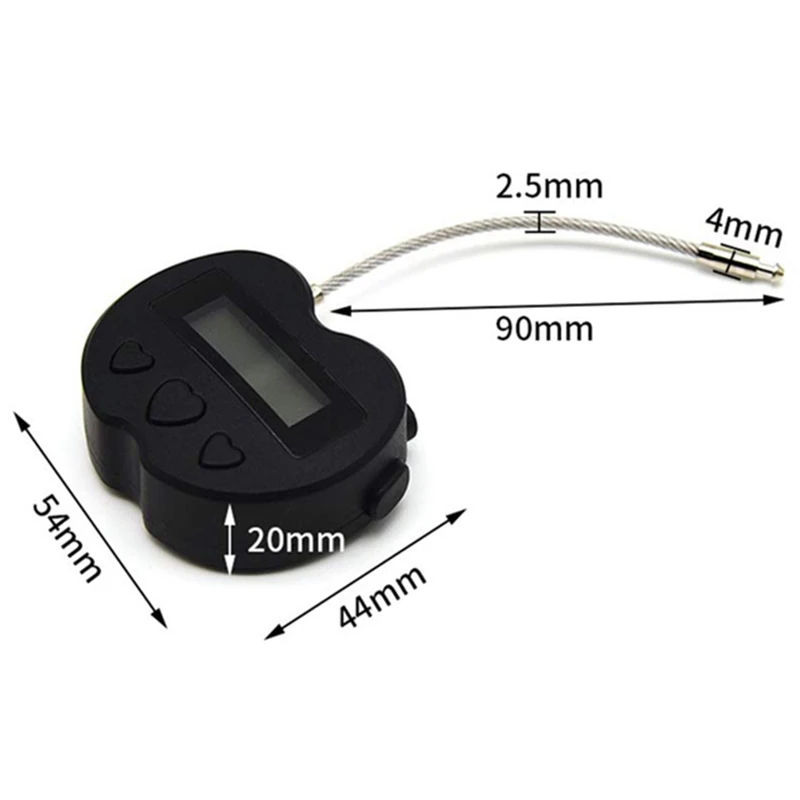 스마트 타임락 LCD 디스플레이 타임락 다기능 여행용 전자 타이머, 방수 USB 충전식 임시 타이머 자물쇠 썸네일 5