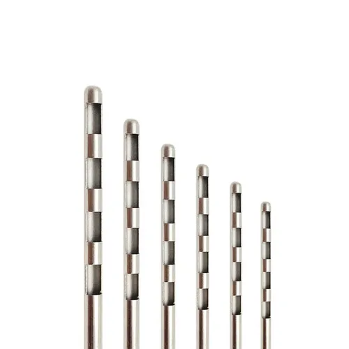 Cánula de liposucción de cuatro agujeros, cánula de cosecha de grasa de acero inoxidable, aguja cepilladora porosa, cánula de transferencia de grasa