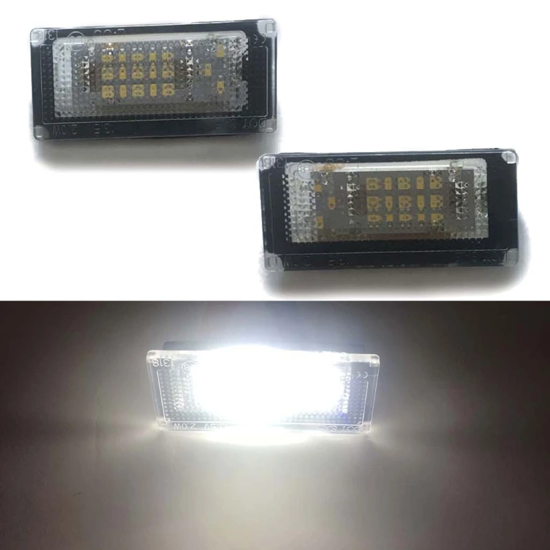 

2Pcs Vehicle Rear License Plate LED Light for Mini for Cooper S R52 04-08