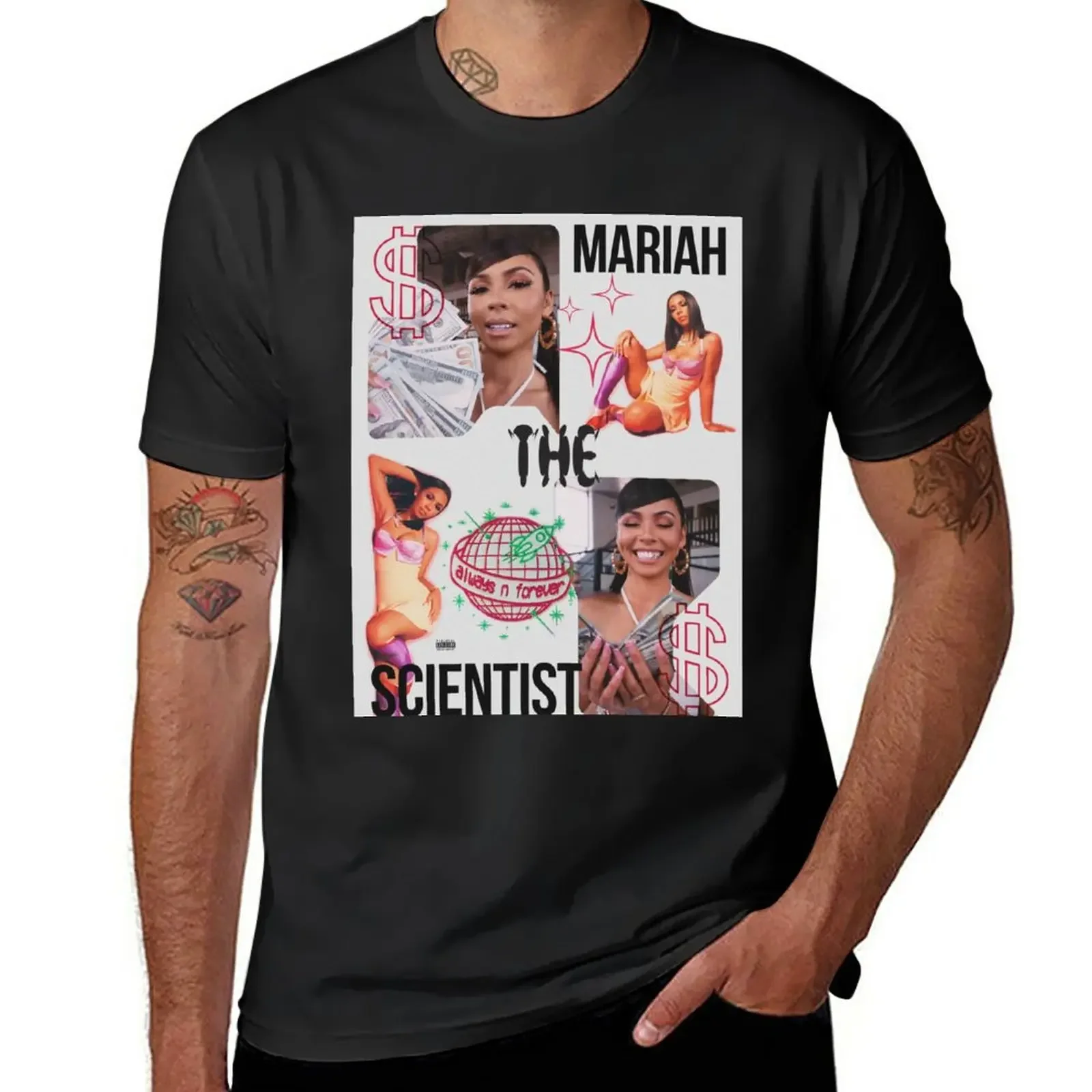 MARIAH THE SCIENTIST POSTER T-Shirt tops new edition oversizeds summer tops men graphic t shirts