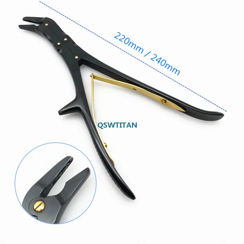 Double Action Bone Rongeurs Black Double joint Bone forcep Veterinary Orthopedics Instruments