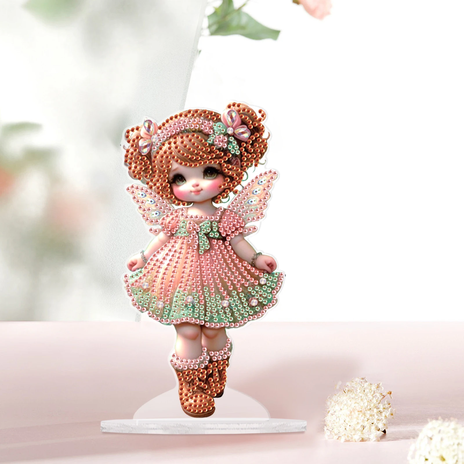 Irregular Shape Pink Doll Diam - đánh giá và giá Art Craft Display