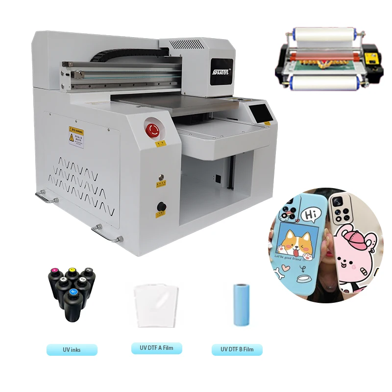 

УФ-чернила Cmyk White Varnish Color St-3040 УФ-принтер с системой смешивания белых чернил и системой вакуумной платформы для чехлов для телефонов, чашек