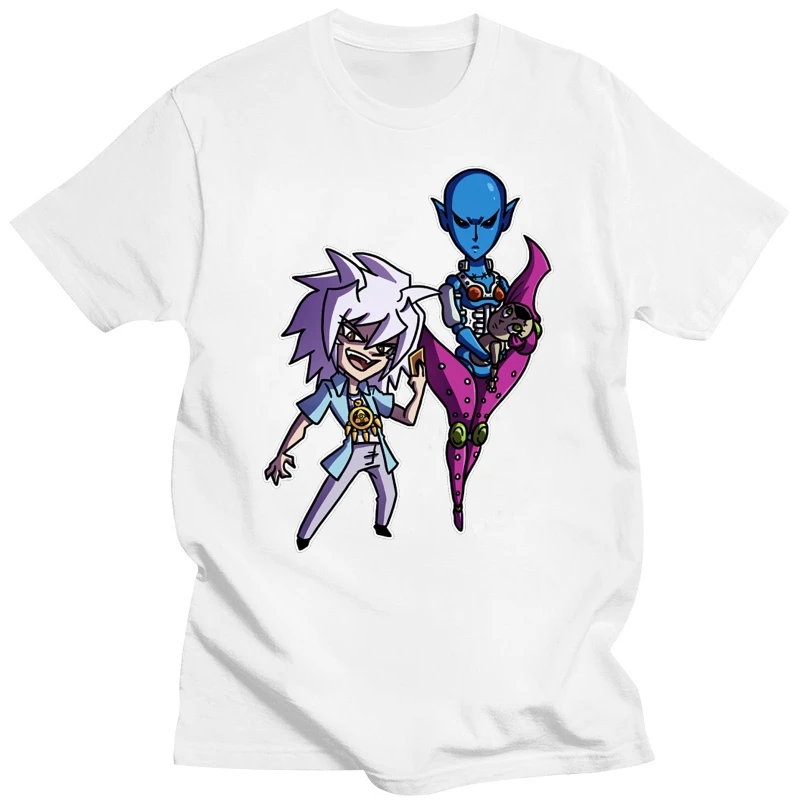 Men tshirt Short sleeve Yugioh ACE   Bakura + Dark Necrofear   Yugioh   T Shirt tee tops Women t-shirt