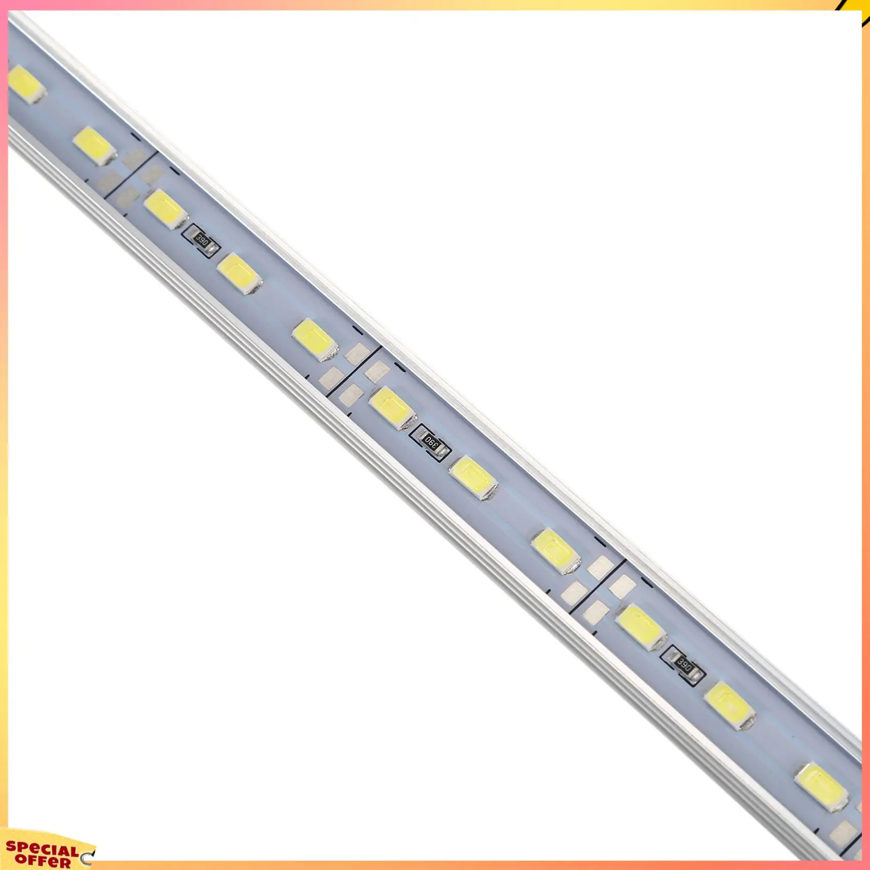 

ABFI 3X 50CM 12V 36 LED 5630 SMD Жесткая полоса света Алюминиевый жесткий белый