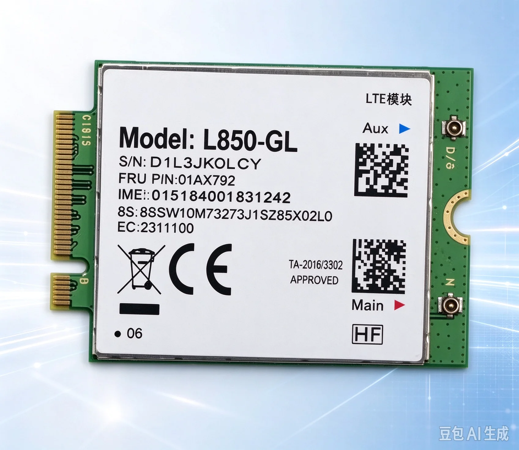 Parts for Lenovo A285 A485 L14 L15 L480 P52s T14s L850-GL 4G Module Full Netcom