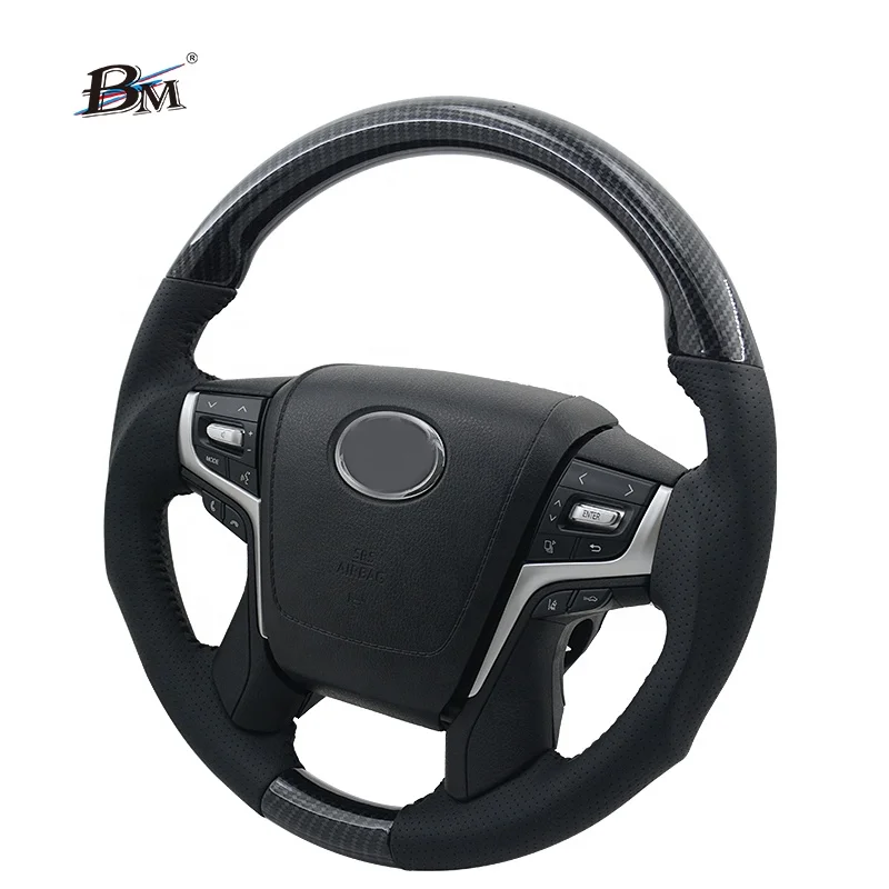 For Toyota Land Cruiser LC FJ200 PRADO FJ150 Vellfire 30 2016 2017 2018 2019 2020 2021 2022 2023 Custom hydrodip Steering Wheel