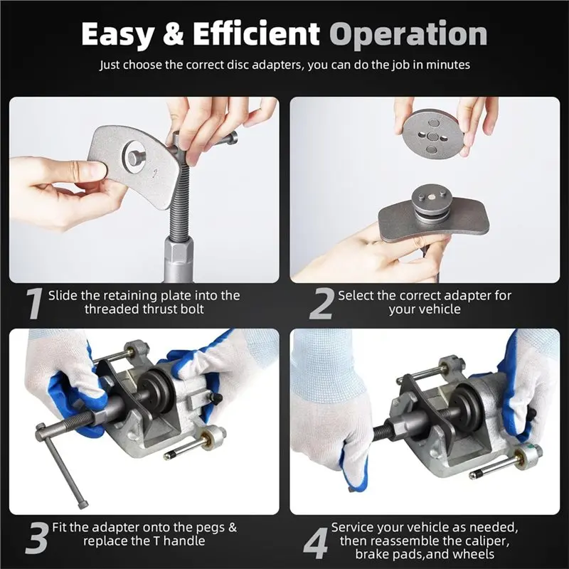 22Pcs Disc Brake Caliper Compression Wind Back Tool Kit