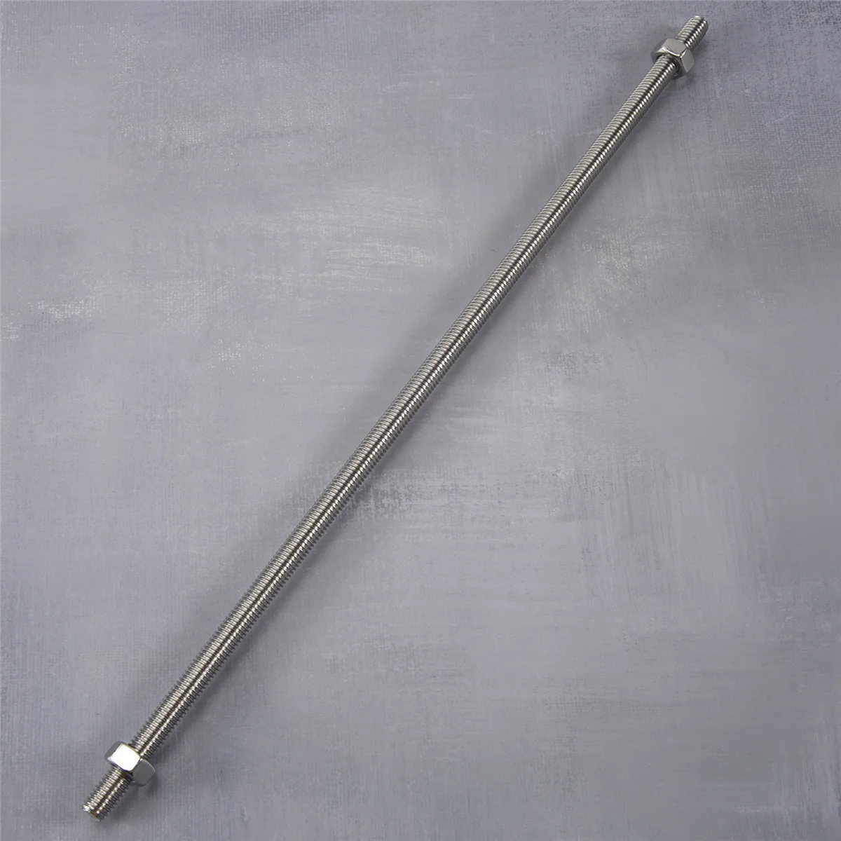 RIRI 320 мм x M8 с резьбой из нержавеющей стали, стержень серебристого тона