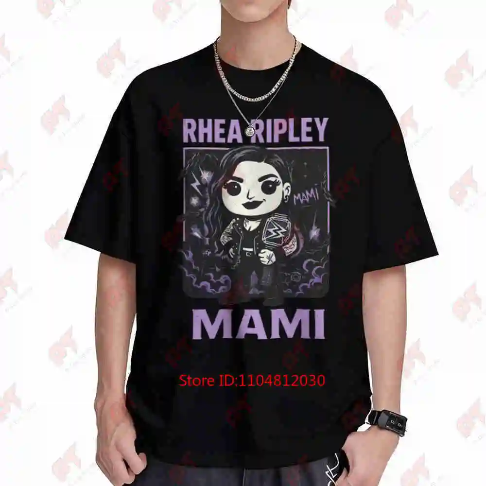 Rhea Ripley Mami Wrestling Eradicator Nightmare American Pop Culture Short Sleeve Tee 100% Cotton T-Shirt